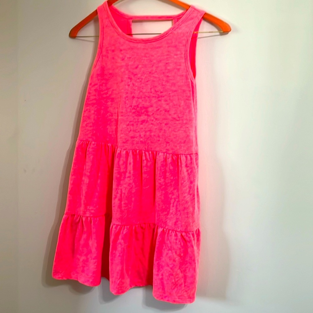 Size 8 girls pink summer dress